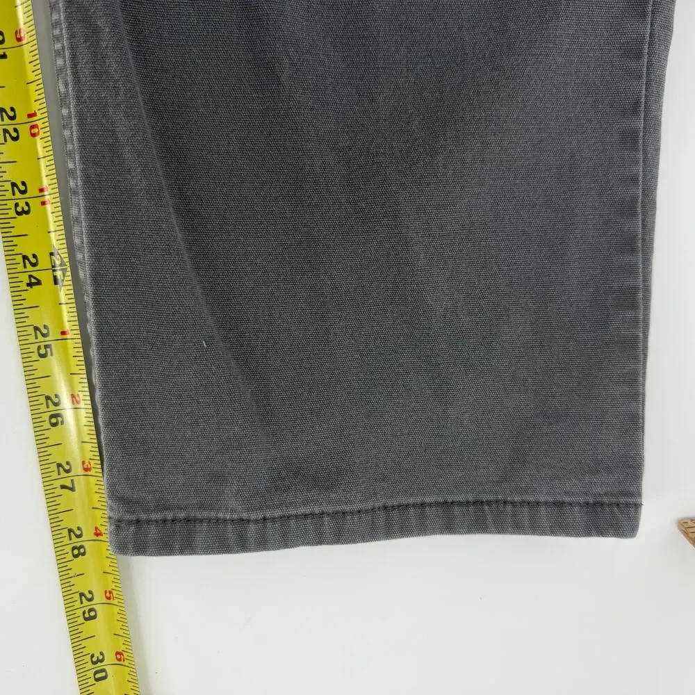Carhartt‎ Cargo Pants Mens 40X30 (38x28 ACTUAL) Gray Relaxed Fit Workwear